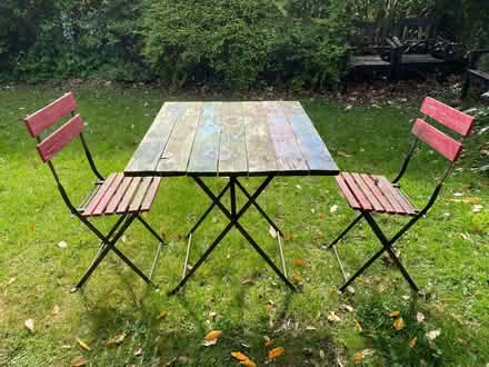 Photo of free Outdoor table and chairs (Heswall) #1