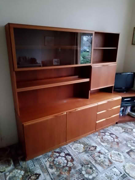 Photo of free Teak display cabinet (Sheffield) #1