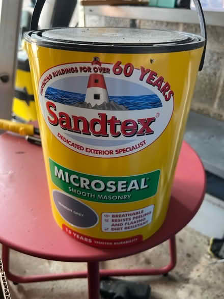 Photo of free Grey outdoor masonry paint (Rugby, Brownsover CV21 1ua) #1