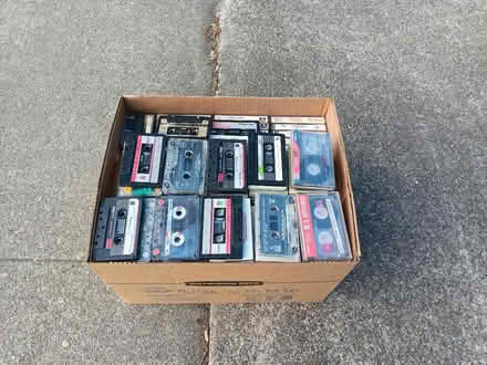 Photo of free Box of cassette tapes (West San Jose) #1