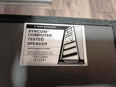 Photo of free Bose Speakers (Sheffield S8) #3