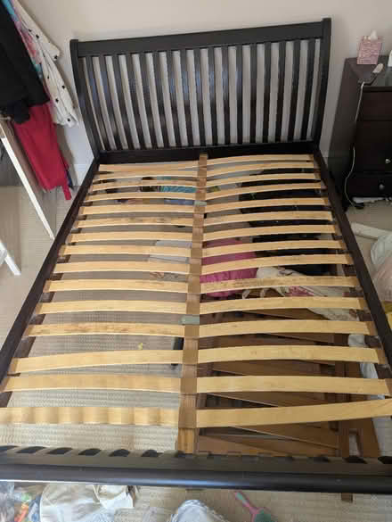 Photo of free Double bed frame (Harringay N4) #1