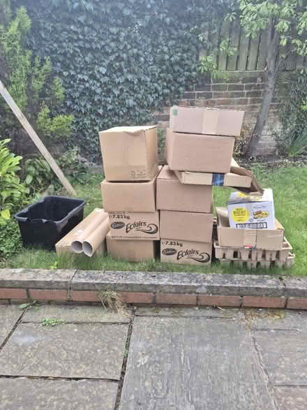 Photo of free Cardboard boxes plus plastic box (Sharrow area S11) #1