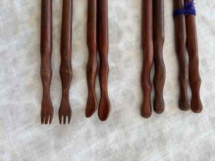 Photo of free Chopsticks - wood. 4 pairs. 3 rests (Fareham PO16) #3