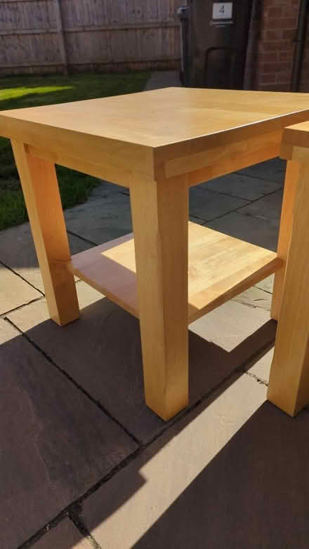 Photo of free Solid pine side tables (Legbourne, Louth) #4