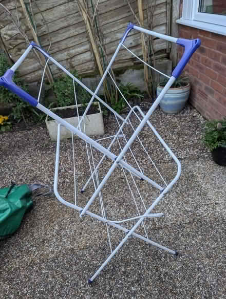 Photo of free 2 small clothes airers (Downes Head EX17) #1
