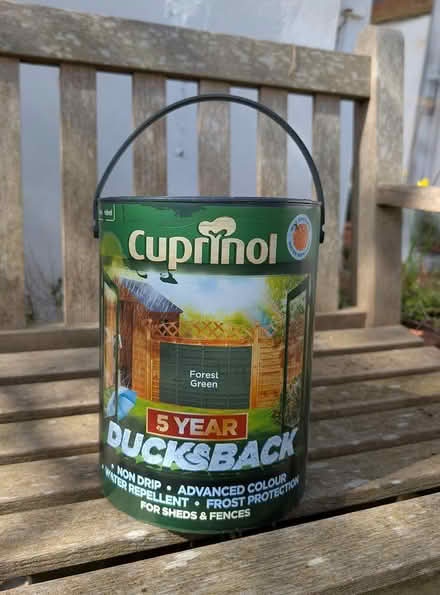 Photo of free Can of fence/ shed paint (Farnborough GU14) #1