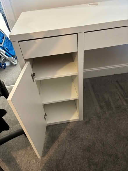 Photo of free IKEA white desk (CO7 6FS) #3