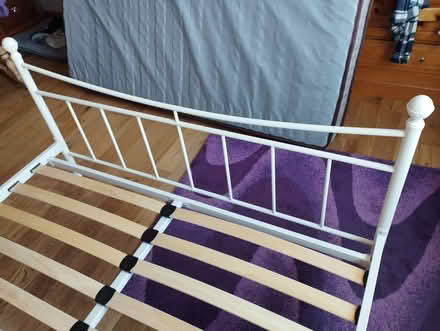 Photo of free king size metal bed frame only (Walkley S6) #2