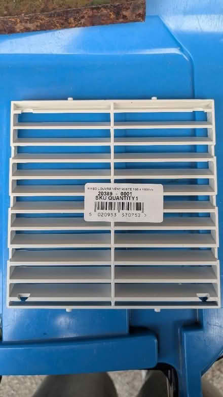 Photo of free Fixed Louvre vent white 160 x 160 mm (Caldy Valley CH3) #1