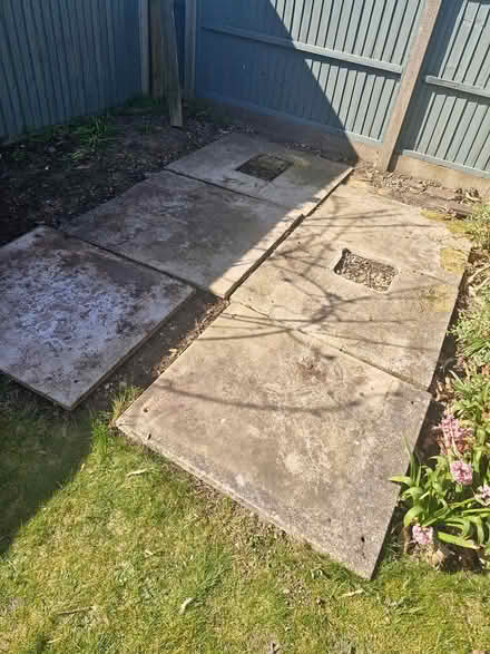 Photo of free 6 large heavy concrete flat slabs (Titchfield Common PO14) #3