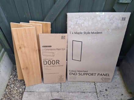 Photo of free Chipboard shelves & cabinet boards (NG10 Fields Farm Estate) #1