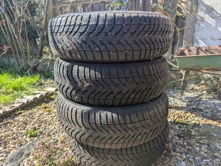 Photo of free 6 old winter tyres (Norbury sw16) #3