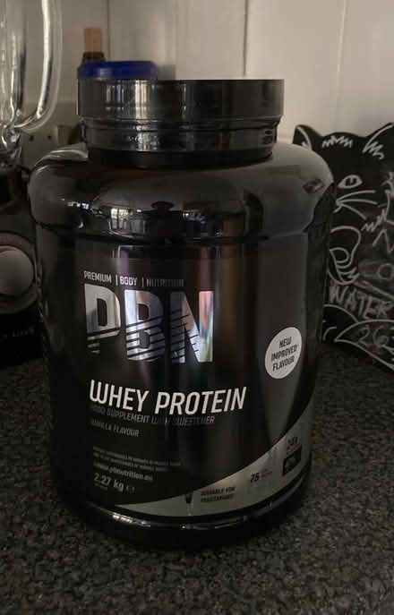 Photo of free 1 big black plastic jar with lid (E5 UpperClapton) #2