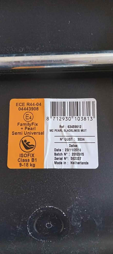 Photo of free Car Seat (Orpington BR5) #1