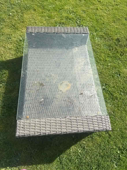 Photo of free Garden armchair and coffee table (Hanworth Park, TW13) #3
