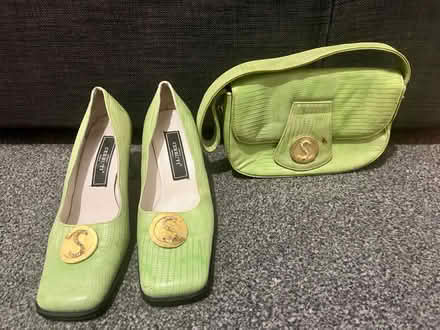 Photo of free Green shoe and bag set size 41 (Camberwell, SE5) #1