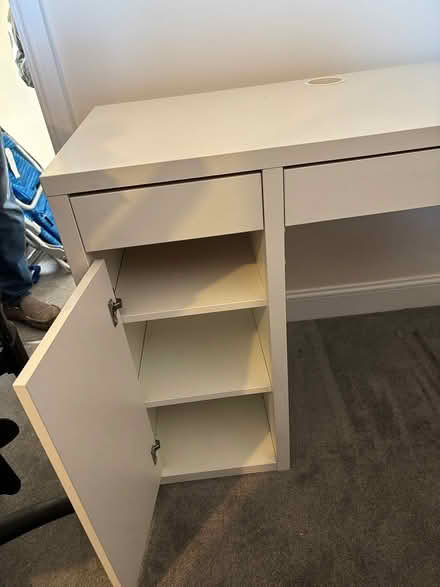 Photo of free IKEA white desk (CO7 6FS) #2