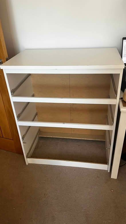 Photo of free 4 Drawer MALM - white (Harringay Ladder N8) #3