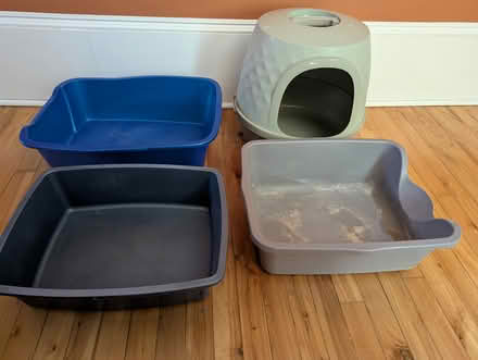 Photo of free Used cat litter boxes (Little Italy) #1