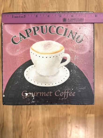 Photo of free Small table w/worn "Cappuccino" (Potomac, MD) #3