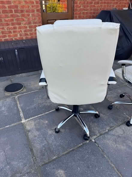 Photo of free Cream office chairs (Holyport SL6) #2