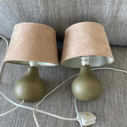 Photo of free Two small brown bedside lamps (Crag Bank Carnforth) #1