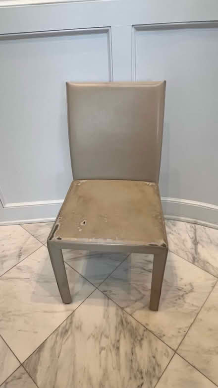 Photo of free Crate and barrel leather chair (Union) #1
