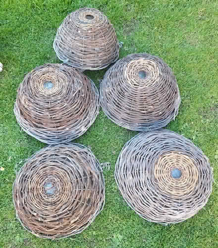 Photo of free 5 x wicker hanging baskets (empty) (Ossett WF5) #2