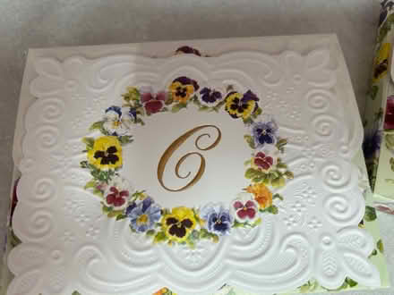 Photo of free Monogrammed note cards with "C" (Woodridge) #1
