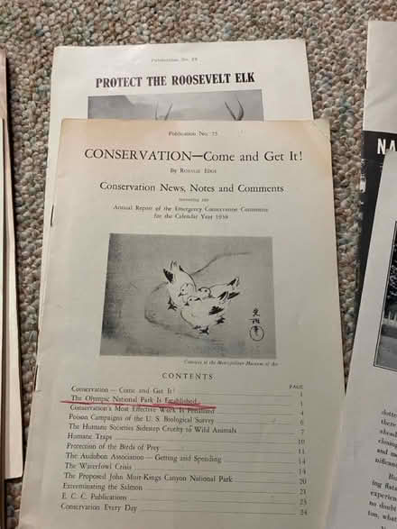 Photo of free Vintage Olympic peninsula booklets (Fremont) #2