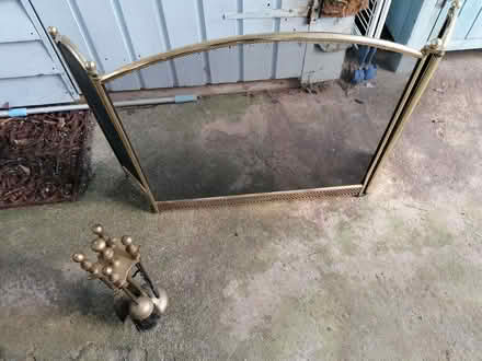 Photo of free Fireplace companion set and fire guard (Worthing BN11) #1