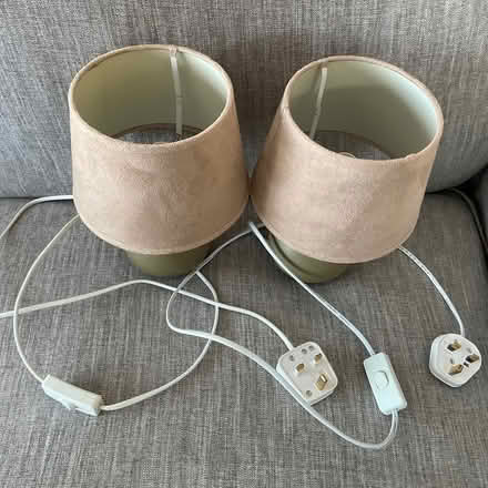 Photo of free Two small brown bedside lamps (Crag Bank Carnforth) #2