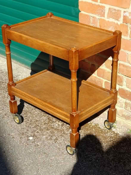 Photo of free Wooden tea trolley (Kibworth LE8) #1