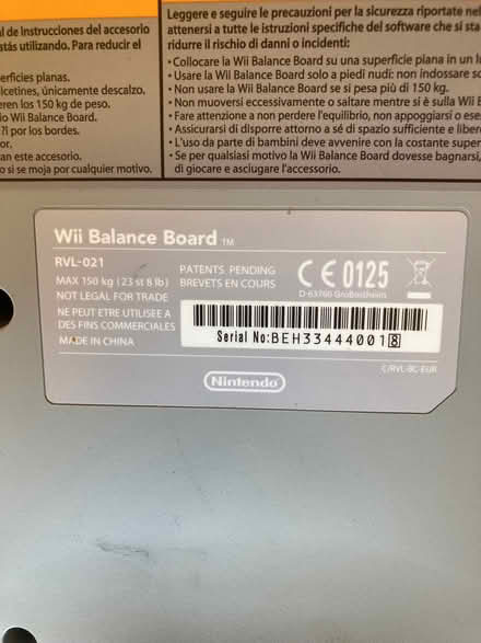 Photo of free Wii balance board (Seal TN15) #2