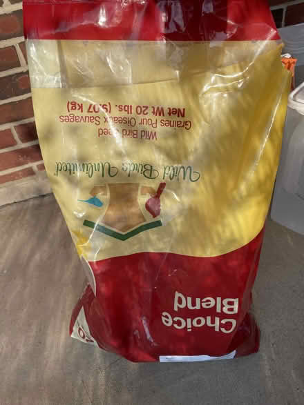 Photo of free opened bag of birdseed (Odenton, Chapelgate area) #1