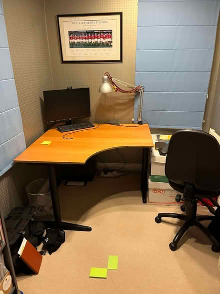 Photo of free IKEA home office desk - adjustable height (Emscote Mill CV34) #1