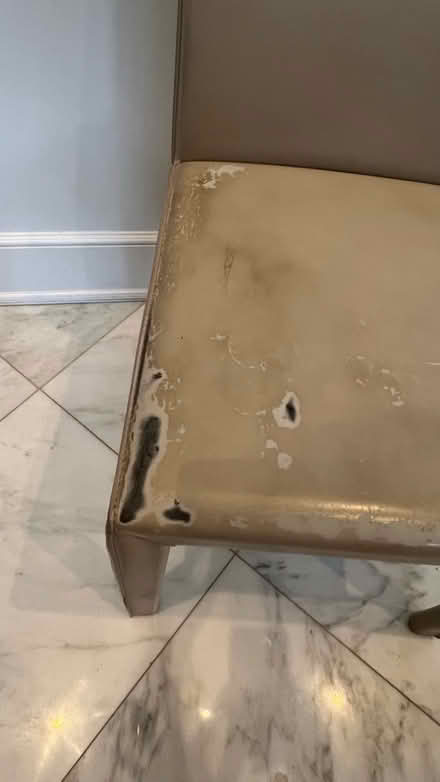 Photo of free Crate and barrel leather chair (Union) #3