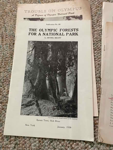 Photo of free Vintage Olympic peninsula booklets (Fremont) #3