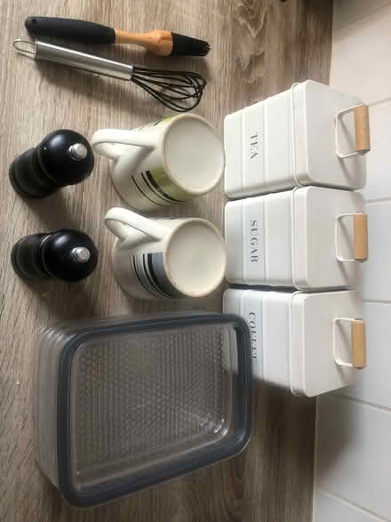 Photo of free Canisters, kitchen utensils, mugs ... (Kitts Green B33) #2