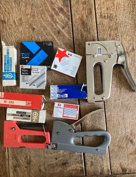 Photo of free 3 staple guns & selection of staples (windsor-maidenhead-freegle CGA SL6) #2