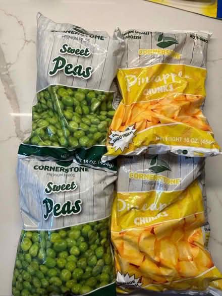 Photo of free Frozen peas and pineapple chunks (87th St/ Naper Blvd Naperville) #1