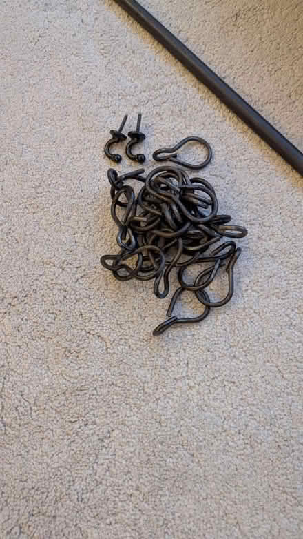 Photo of free Curtain Rail and Curtains (KT13) #3