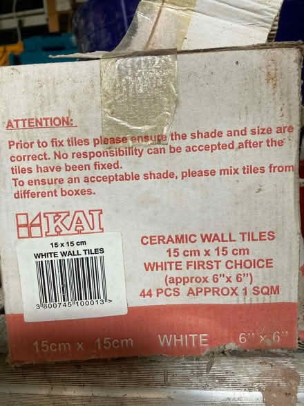 Photo of free White wall tiles (Porthcurno TR19) #1