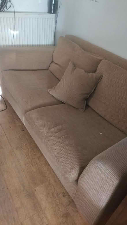 Photo of free Sofa beige brown (Saltdean) #1