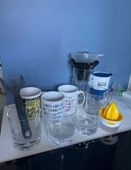 Photo of free Kitchen glasses, cups, pasta bowls (SW8) #1