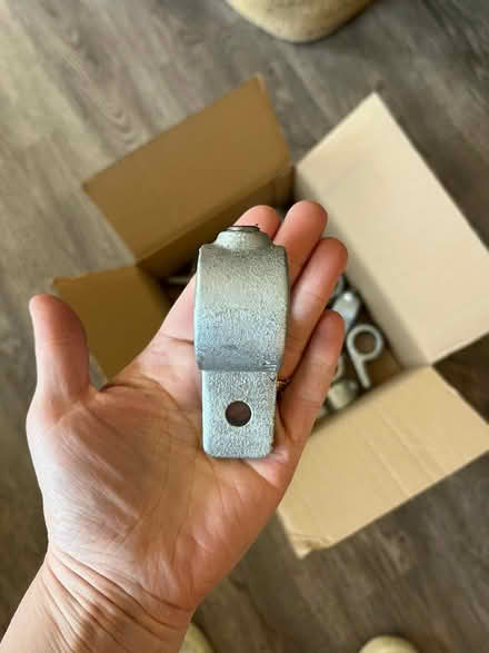 Photo of free Scaffold shelf pole connectors (Long Ashton) #4