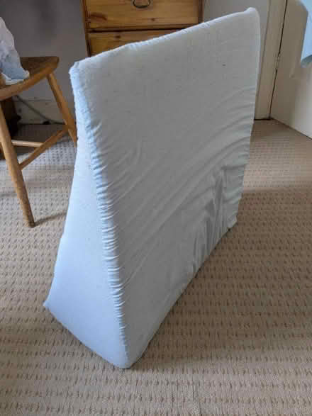 Photo of free Large wedge cushion (Brincliffe Edge S7) #1