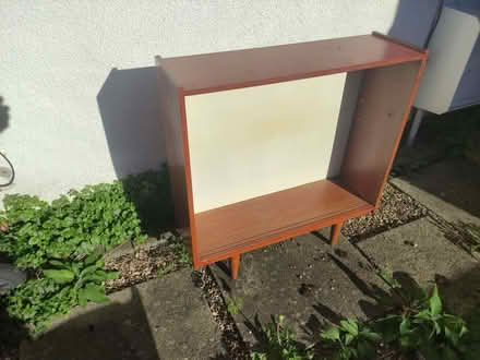 Photo of free Wooden cabinet, missing sliding glass front (Reading West RG1) #1