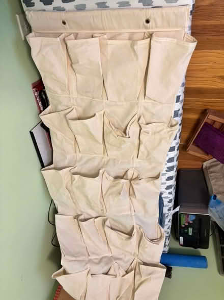 Photo of free Back of door hanging shoe pockets (Newton highlands MA) #1